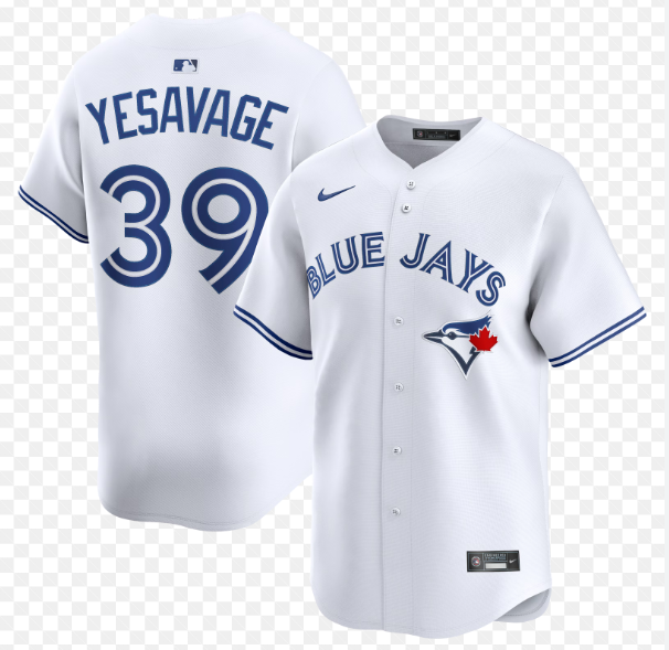 Men Toronto Blue Jays #39 Trey Yesavage white Nike White Home Limited Jersey